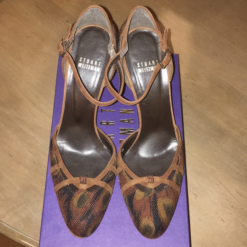 Stuart Weitzman Ankle Strap Platforms
